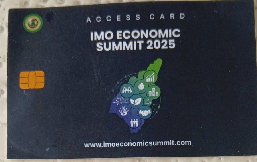 Imo Economic Summit 2025 official access card