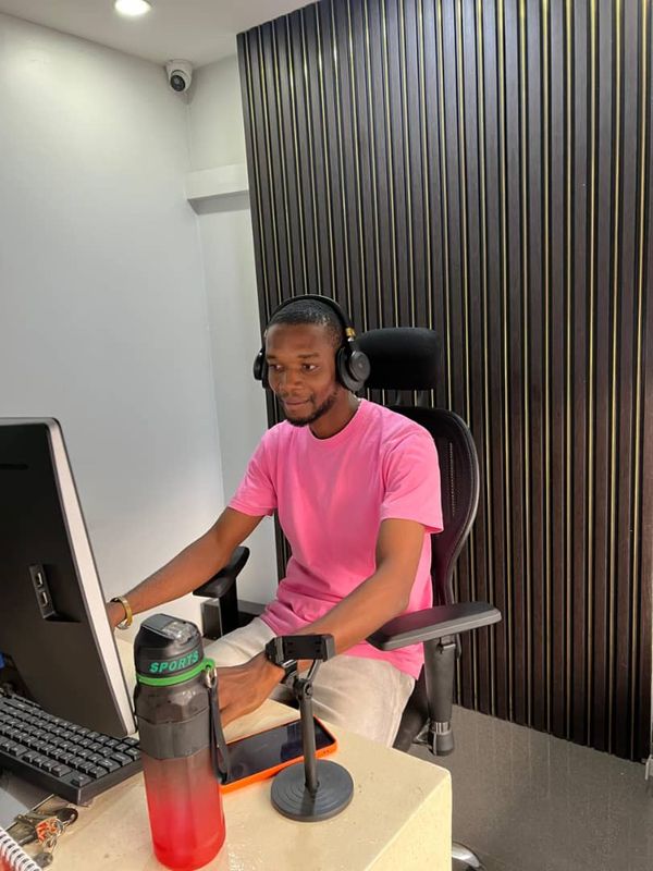 Michael at work delivering digital training